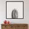 Haze Cactus Succulent Tall by The Creative Bunch Studio Wood Framed Wall Art Print